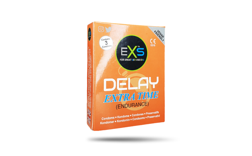 WB New Image (970 x 600 px) - 2026-08-22T142551.686 EXS Delay Endurance Extra Time Condom 3pcs Pack | Brand of UK - Image 1