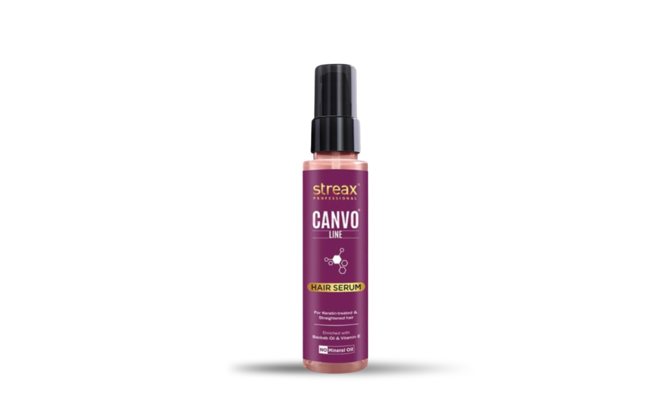 WB New Image (970 x 600 px) - 2026-08-23T162845.917 Streax Professional 100ml Canvoline Straightening Post Care Hair Serum for Women | India - Image 1