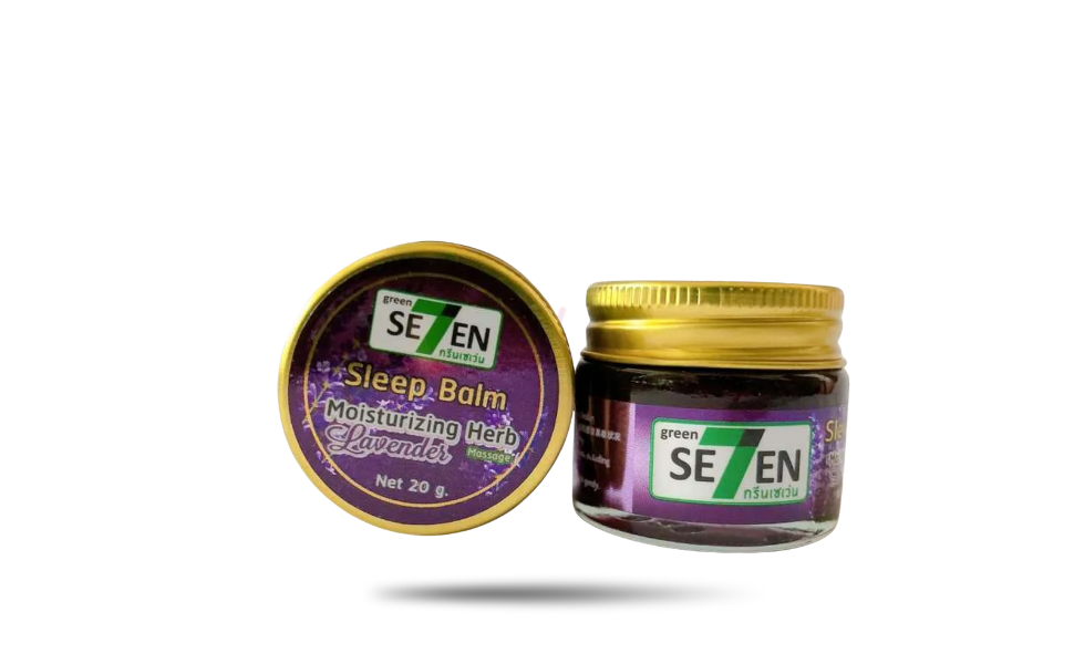 WB New Image (970 x 600 px) - 2026-08-24T120359.941 Green Seven Sleep Balm Moisturizing Herb Lavender 20g | Thailand - Image 1