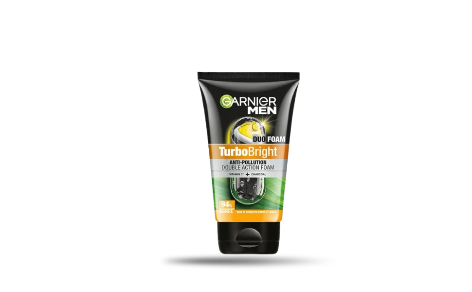 WB New Image (970 x 600 px) - 2026-08-24T121716.206 Garnier Men Turbo Bright Anti Pollution Double Action Face Wash 100g | India - Image 1