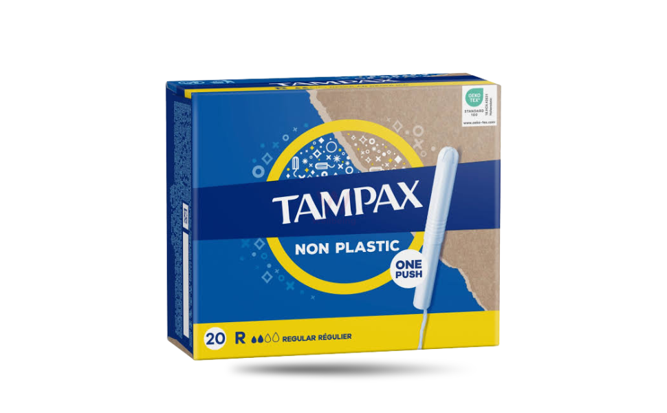 WB New Image (970 x 600 px) - 2026-08-25T122421.824 Tampax Non-Plastic Regular Tampons 20pcs - Image 1