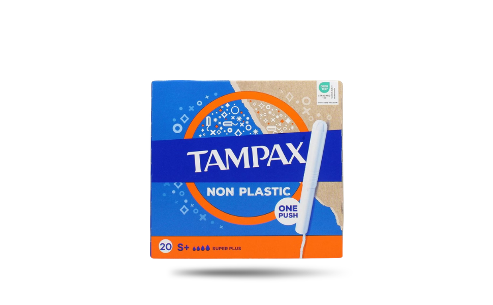 WB New Image (970 x 600 px) - 2026-08-25T123750.800 Tampax Non-Plastic Super Plus Tampons 20pcs - Image 1