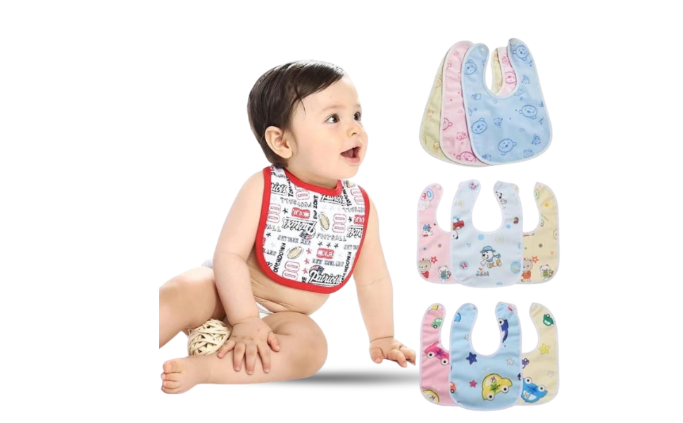 WB New Image (970 x 600 px) - 2026-08-25T132017.303 Soft Cotton Feeding Bip for Baby Multicolor 1pcs - Image 1