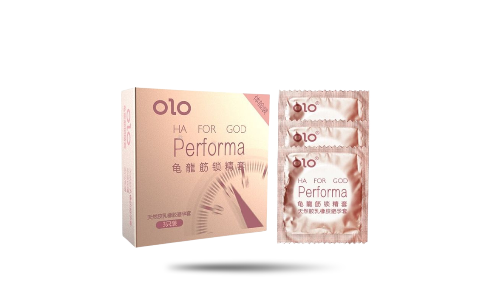 WB New Image (970 x 600 px) - 2026-08-25T173227.277 OLO 001 Perfomra HA FOR GOD Dotted Condom 3pcs Pack | P.R.C - Image 1