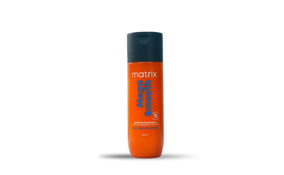 WB New Image (970 x 600 px) - 2026-08-27T140344.499 Matrix Mega Smooth Straight Shea Butter Professional Shampoo 200ml | India - Image 1
