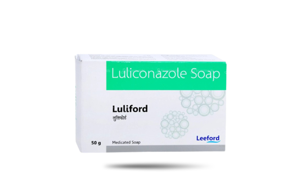 WB New Image (970 x 600 px) - 2026-08-27T143059.422 Luliford Luliconazole Medicated Soap 50g | India - Image 1
