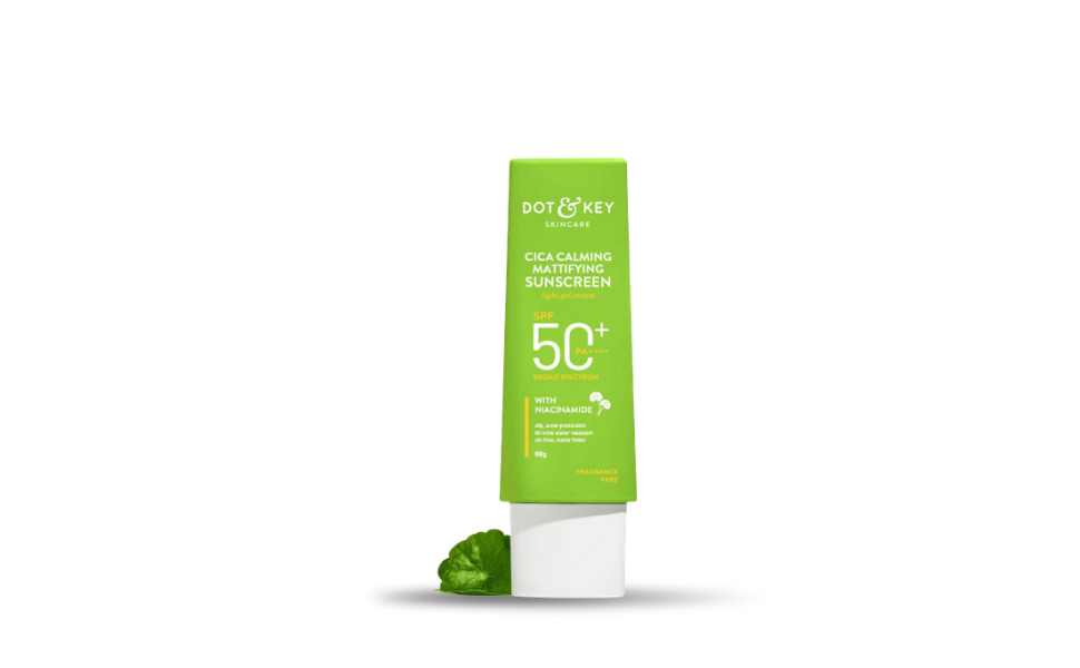 WB New Image (970 x 600 px) - 2026-08-29T130012.849 Dot & Key Cica Calming Mattifying Sunscreen SPF50+ PA++++ 80gm | India - Image 1