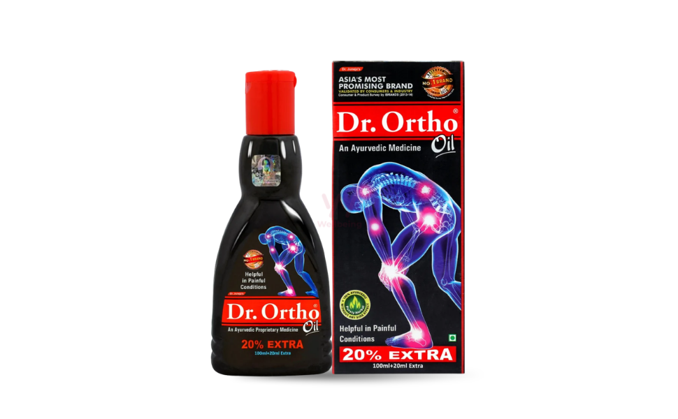 WB New Image (970 x 600 px) - 2026-08-29T132555.861 Dr Ortho Ayurvedic Pain Relief Oil 120ml | India - Image 1
