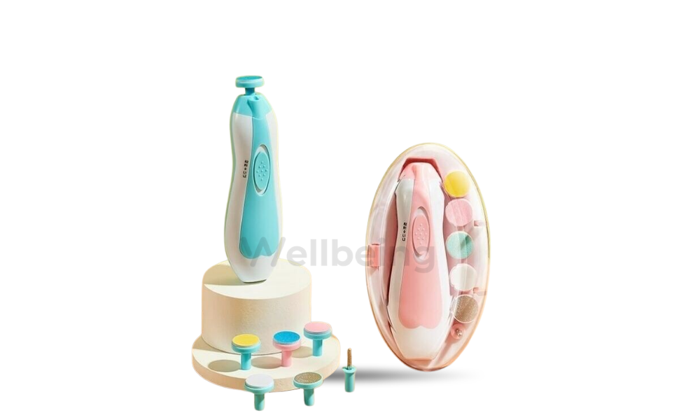 WB New Image (970 x 600 px) - 2026-08-29T141423.287 Electric Baby Nail Trimmer Set with LED Light - Image 1