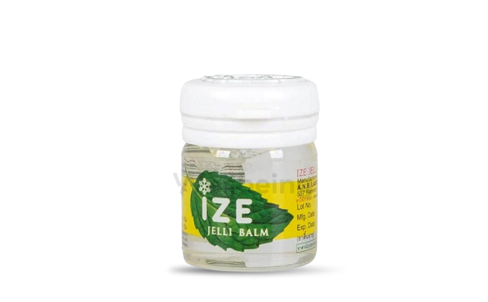 WB New Image (970 x 600 px) - 2026-08-30T100005.682 IZE Jelli Balm II Inhalation Relieve Dizziness & Insect Bites 7gm | Thailand - Image 1