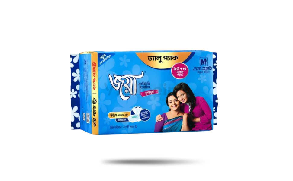 WB New Image (970 x 600 px) - 2026-08-30T134732.767 SMC Joya Sanitary Napkin Regular Flow 15+3 Pads Pack | Panty/Wings System - Image 1