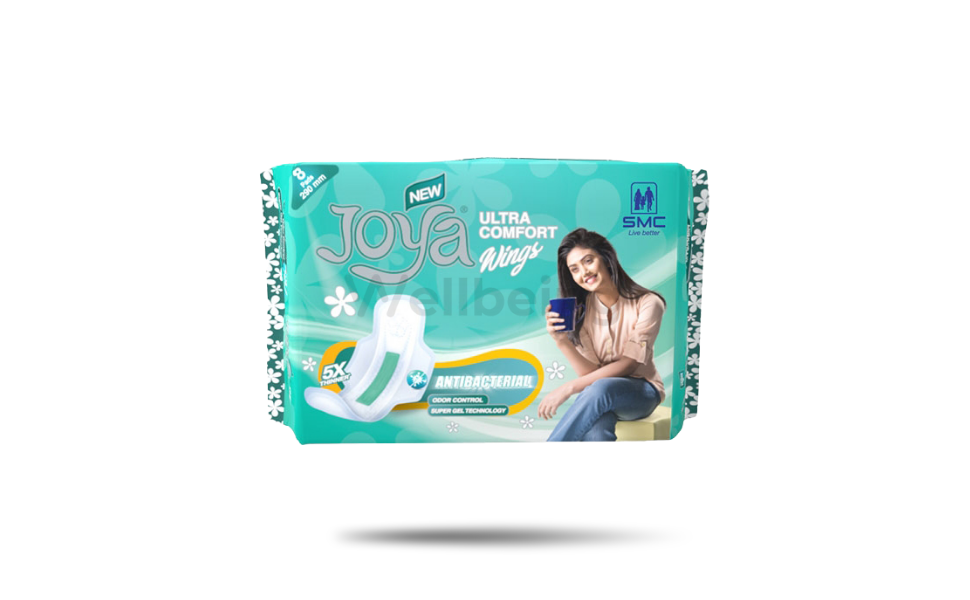 WB New Image (970 x 600 px) - 2026-08-30T135425.511 SMC Joya Sanitary Napkin Ultra Comfort 8 Pads Pack | Wings System - Image 1