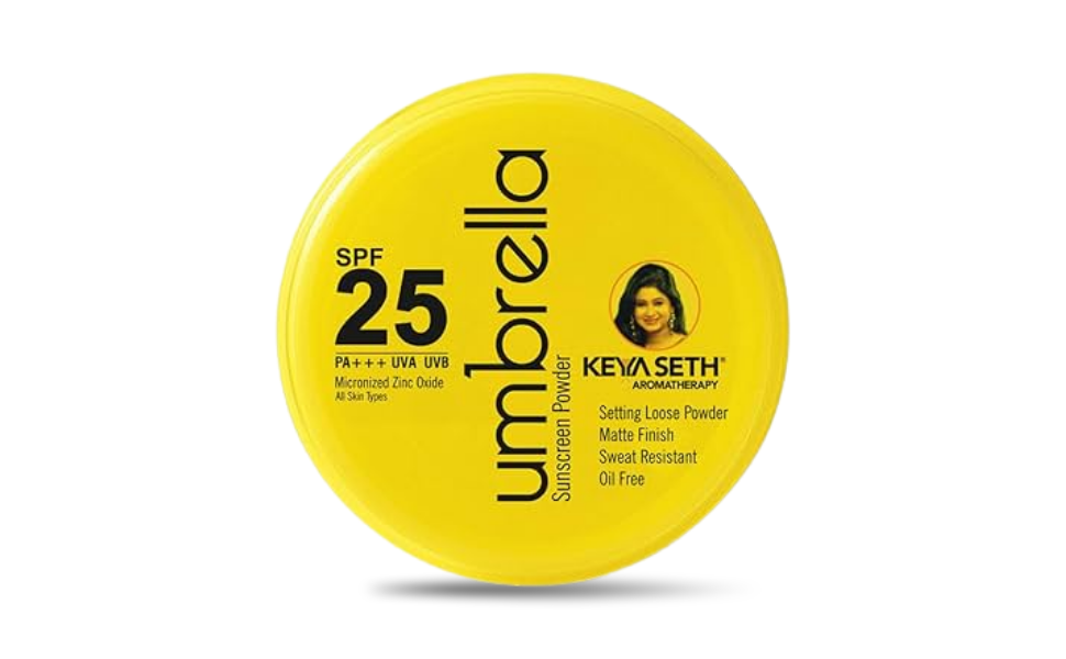 WB New Image (970 x 600 px) - 2026-08-30T142456.851 Keya Seth Umbrella Sunscreen Powder SPF25 PA+++ 50g | India - Image 1