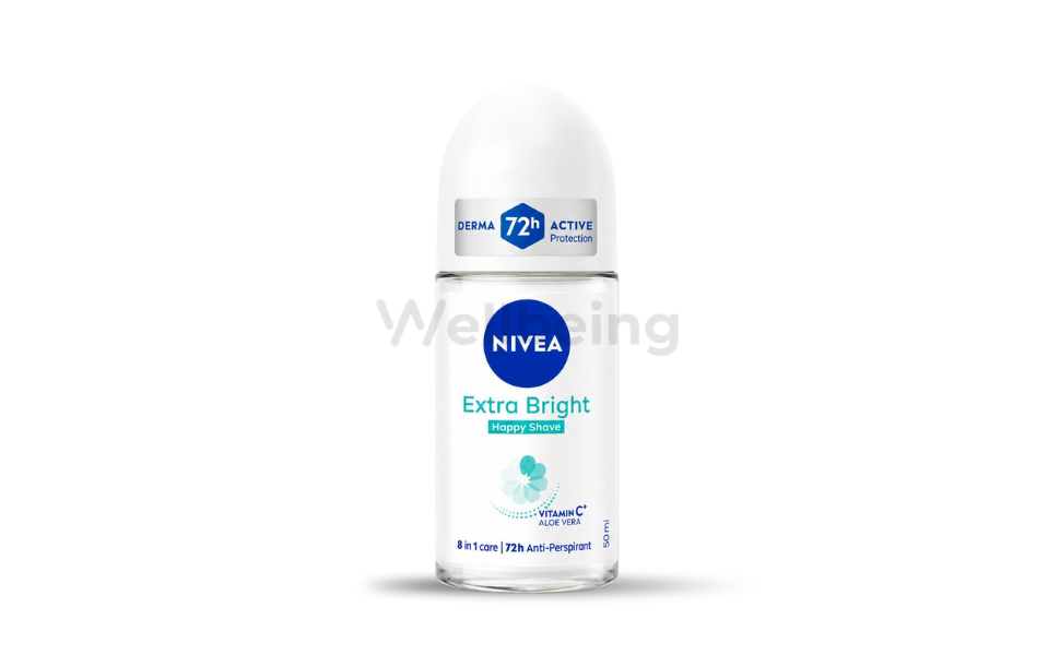WB New Image (970 x 600 px) - 2026-08-31T155448.974 NIVEA Extra Bright Happy Shave Anti-Perspirant Roll-On 50ml - Image 1