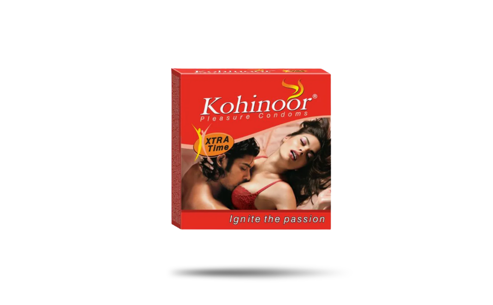 WB New Image (970 x 600 px) (93) Kohinoor Pleasure Condom Xtra Time 3pcs Pack | India - Image 1