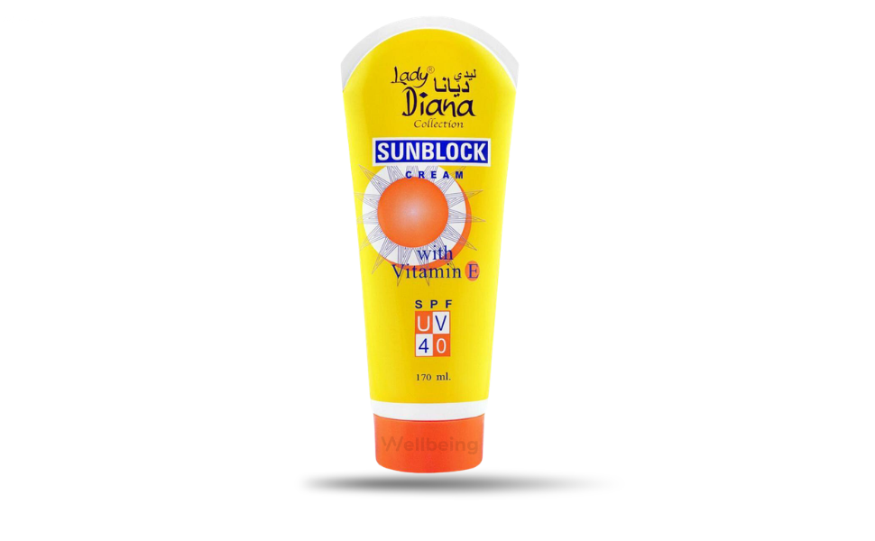 AKASH WB New Image (970 x 600 px) - 2026-09-01T140353.703 Lady Diana Sunblock Cream SPF UV 40 - 170ml - UAE - Image 1