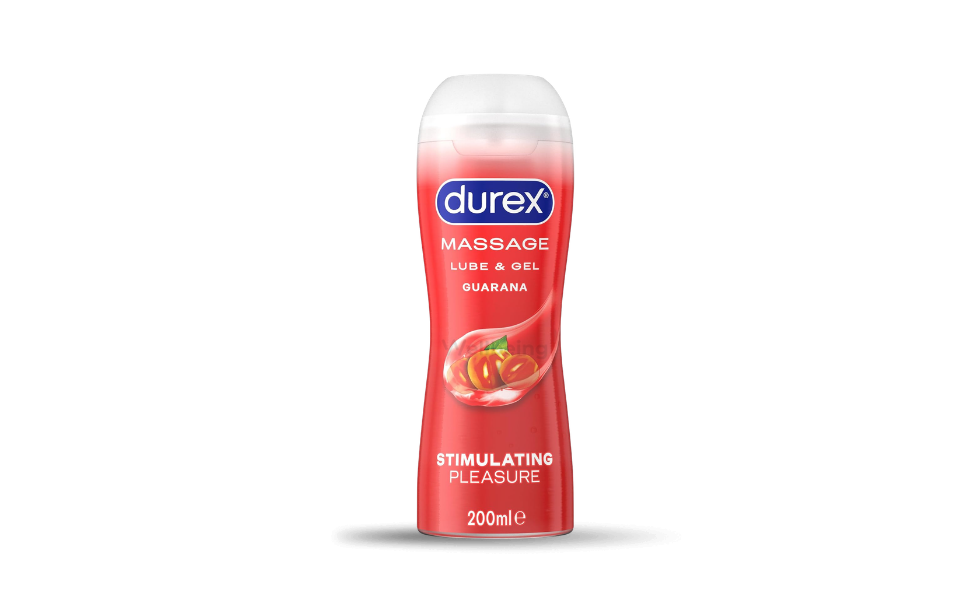 WB Main Image (170) Durex Massage Lube & Gel Guarana Simulating Pleasure Water Based Lubricant 200ml - Image 1