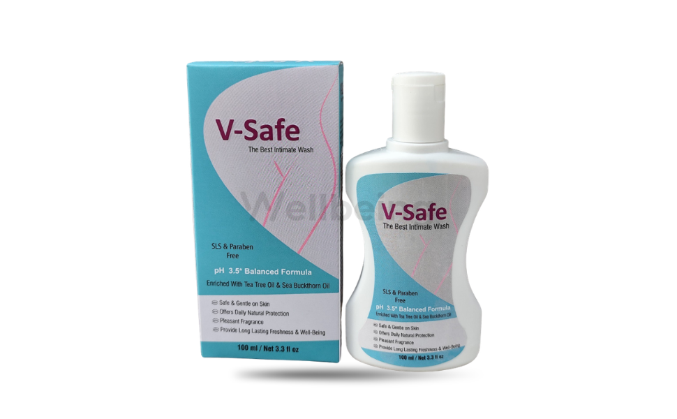 WB New Image (970 x 600 px) - 2026-09-01T171206.540 Intimate Wash V Safe Best for Intimate Hygiene 100ml - Image 1
