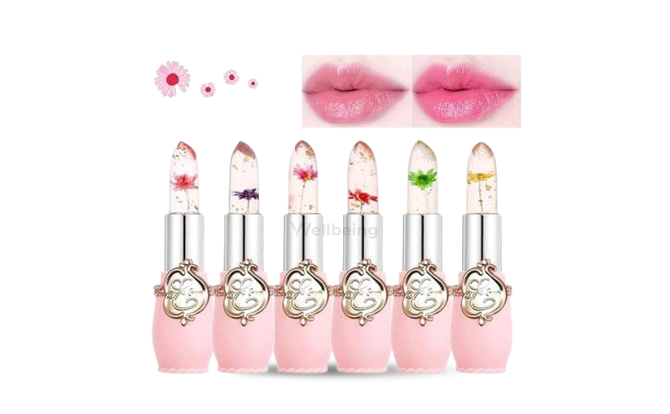 WB New Image (970 x 600 px) - 2026-09-03T104830.175 emaymei Transparent Crystal Jelly Waterproof Lipstick Flower Inside 3.8gm | 6 Shades Available - Image 1