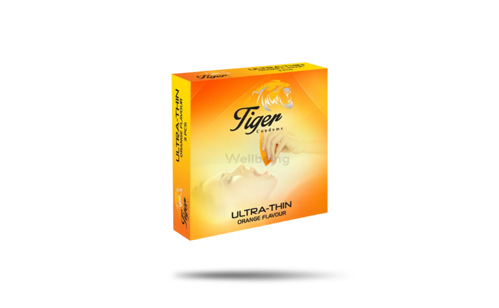 WB New Image (970 x 600 px) - 2026-09-06T165121.238 Tiger Ultra Thin Orange Flavor Condom 3pcs Pack - Image 1