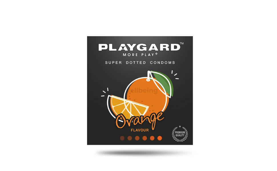 WB New Image (970 x 600 px) - 2026-09-07T140328.746 Playgard Condom Orange Flavor Super Dotted Condom 3pcs Pack | India - Image 1