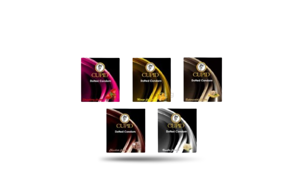 WB New Image (970 x 600 px) - 2026-09-07T161510.648 Cupid Dotted Condom with Flavors 3pcs Pack | Blueberry, Chocolate, Strawberry Flavor - Image 1