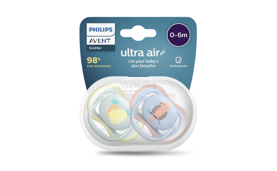 WB New Image (970 x 600 px) - 2026-09-15T132844.809 Philips Avent Ultra Air Pacifier 0-6 months 2pcs - Image 1