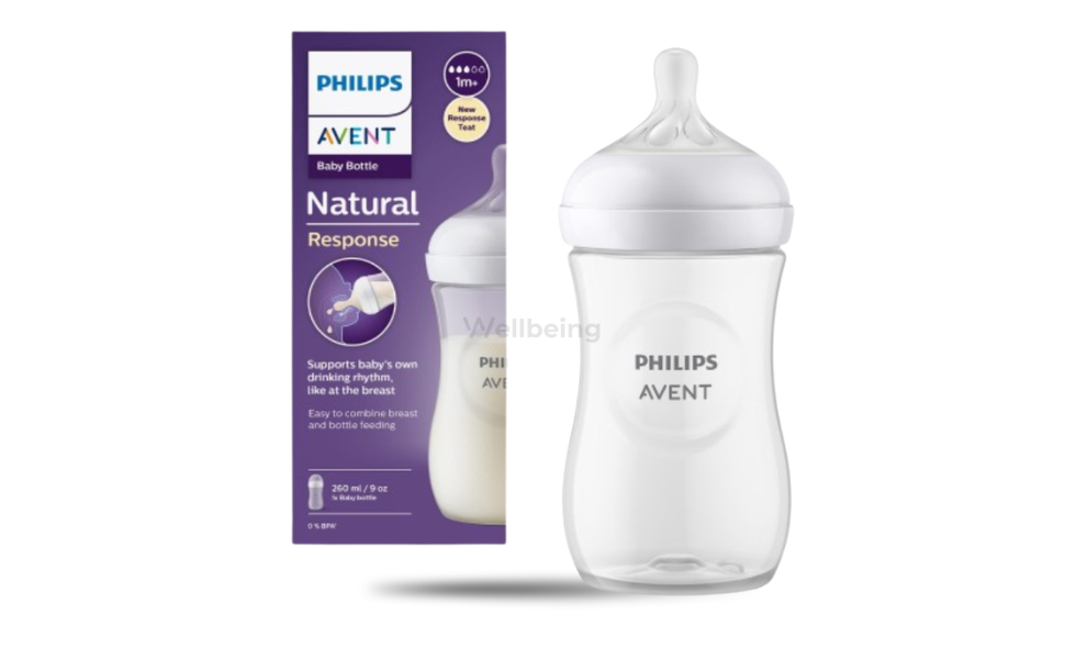 WB New Image (970 x 600 px) - 2026-09-15T140620.392 Baby Feeder Philips Avent Natural Response Feeder Bottle 1m+ 260ml Transparent - Image 1