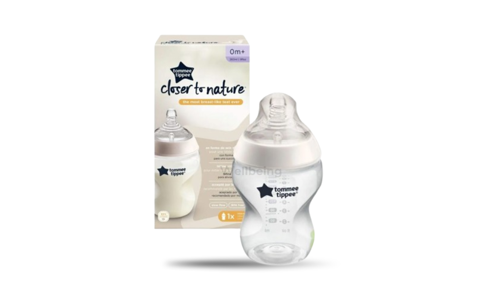 WB New Image (970 x 600 px) - 2026-09-15T180030.275 Tommee Tippee Baby Feeder Closer to Nature Bottle 0m+ 260ml - Image 1