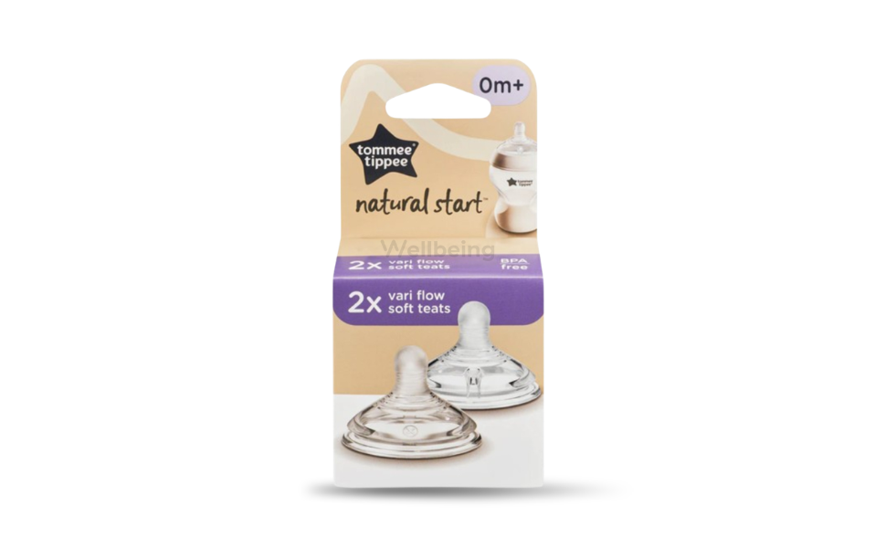 WB New Image (970 x 600 px) - 2026-09-16T132954.160 Tommee Tippee Natural Start Vari Flow Soft Teat 2s Pack 0m+ - Image 1