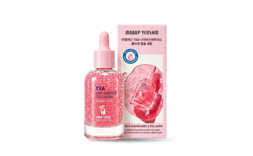 WB New Image (970 x 600 px) - 2026-09-19T132009.208122 MABUP YEOSHIN TXA Niacinamide Collagen Capsule Serum 50ml - Image 1