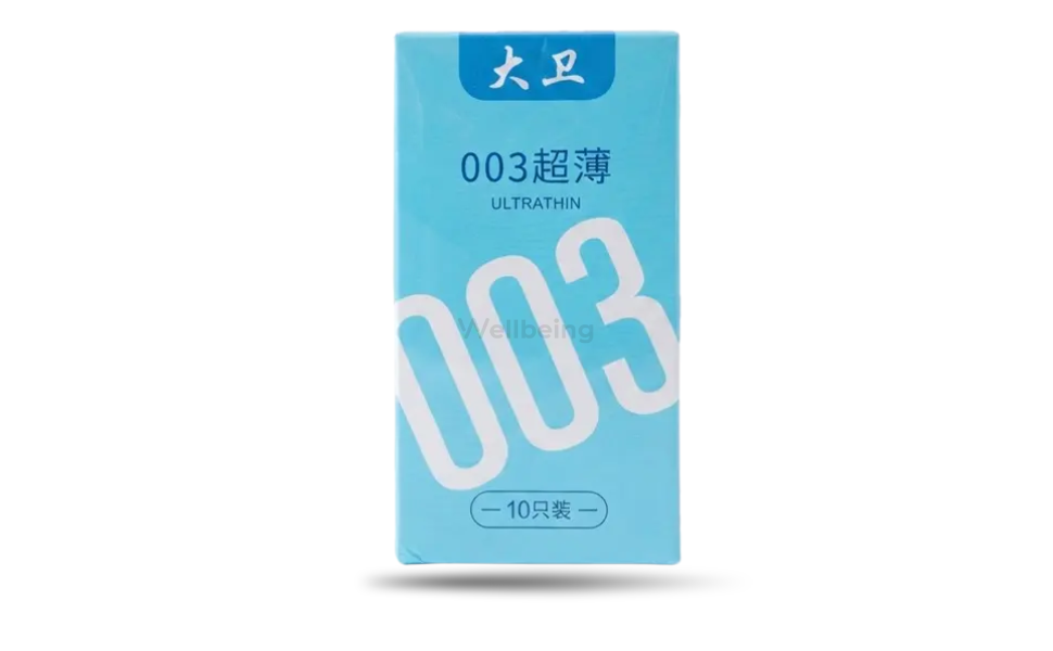 WB New Image (970 x 600 px) - 28 David 003 Ultra thin Condom 10pcs Pack - Image 1