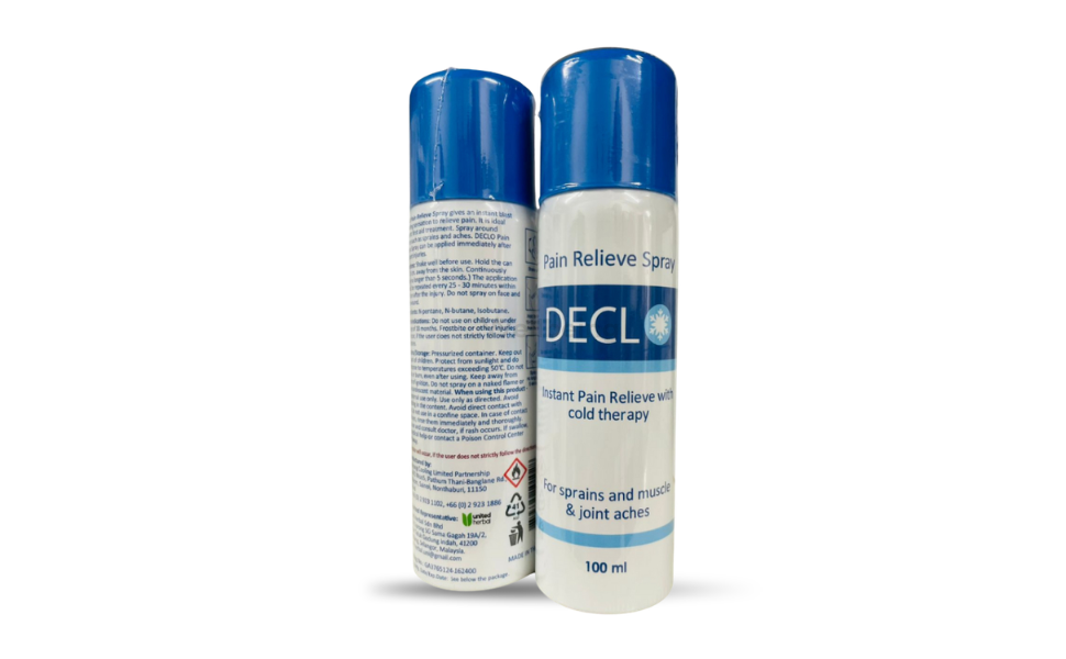 WB New Image (970 x 600 px) - 38 Declo Pain Relieve Spray 100ml - Image 1