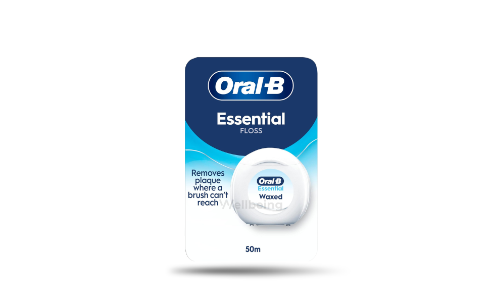 WB New Image (970 x 600 px) - 62 Oral B Essential Floss Waxed 50meters - Image 1