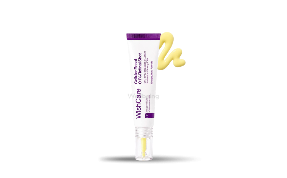 WB New Image (970 x 600 px) - 89 WishCare Cellular Reset 0.1% Retinal Shot 30ml Targets Fine Lines, Wrinkles & Dark Circles | Retinol Shot Booster - Image 1