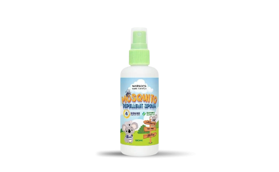 WB Main Image (178) WATSONS Mosquito Repellent Spray 100ml 4 Hours Protection, Natural Ingredients, Deet Free - Image 1